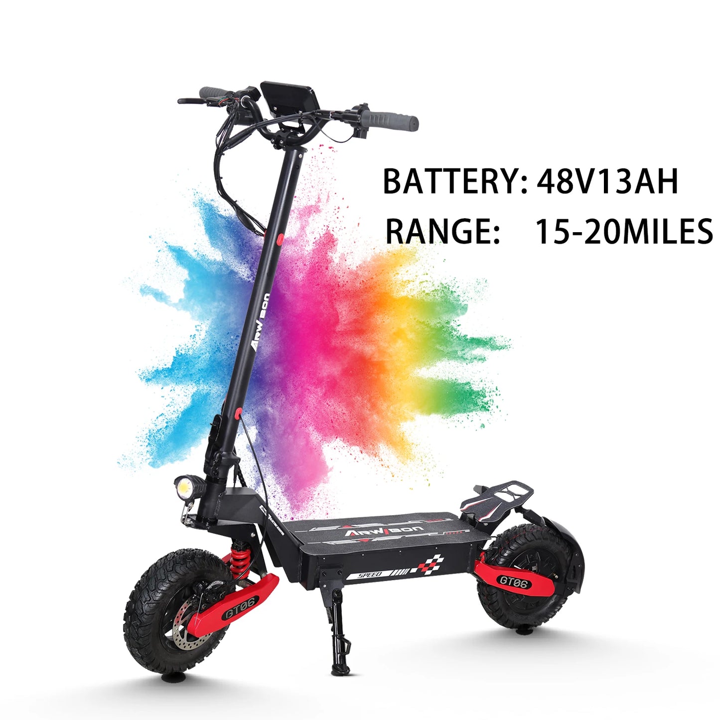 Arwibon GT06 1200W Foldable Electric Scooter Max Speed 25MPH