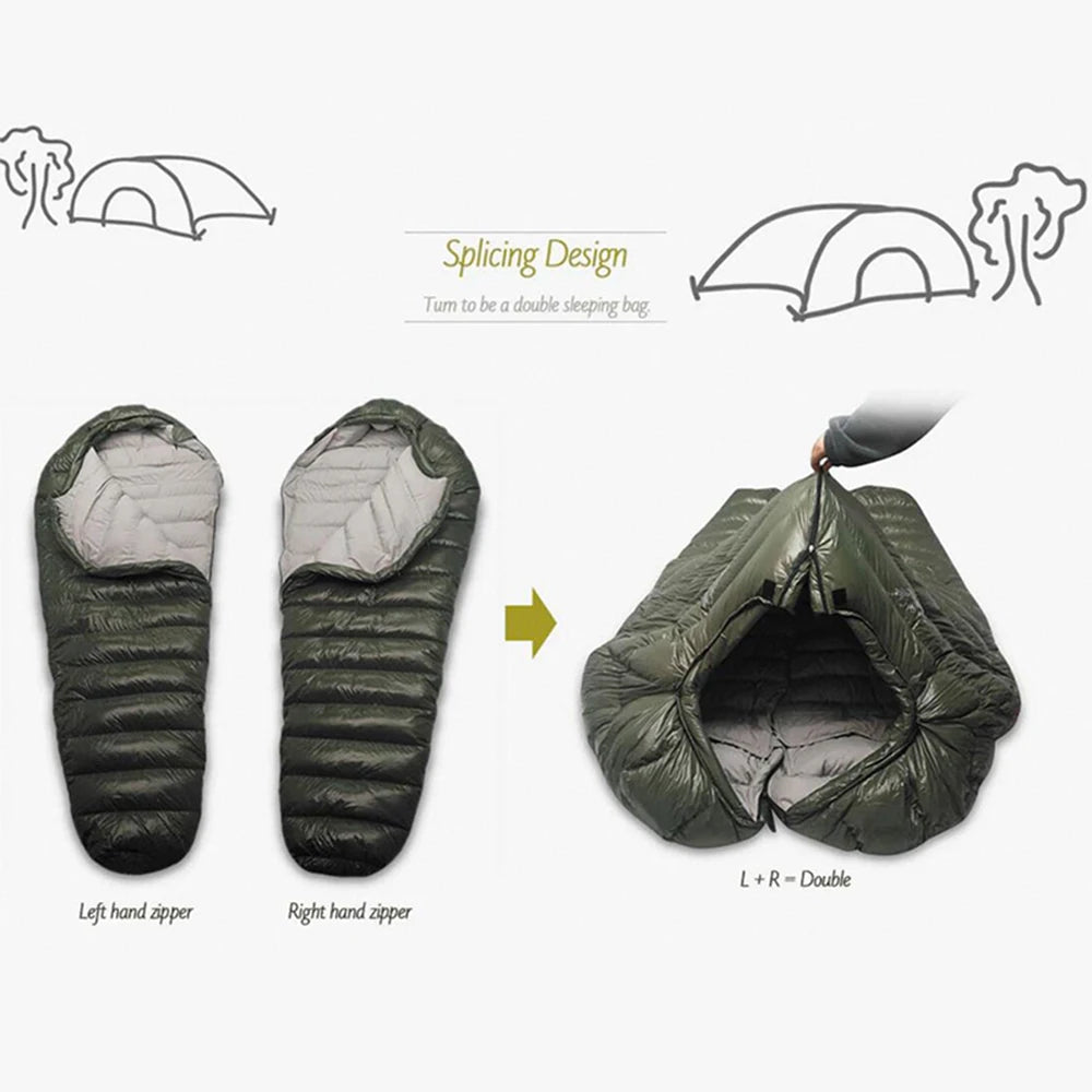 Kamperbox Outdoor Down Sleeping Bag For Winter Camping