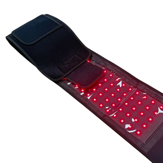 Red Light Blet Infrared Light Wrap for Body Pain Relief for Waist Back Stomach Muscle Repair, Decrease Inflammation, Speed Heal