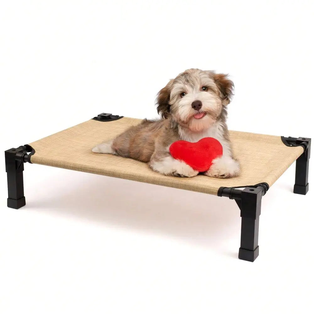 Dog Supplies Pet Furniture And Beds Dog Bed Elevated Dog Bed, Raised Dog Bed With Washable Breathable Mesh And Metal Frame, Port
