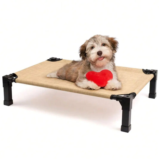 Dog Supplies Pet Furniture And Beds Dog Bed Elevated Dog Bed, Raised Dog Bed With Washable Breathable Mesh And Metal Frame, Port