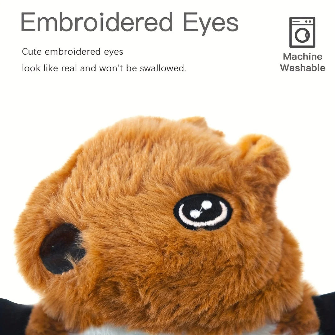 5-Pack Squeaky Plush Dog Toys for Medium and Large Breeds