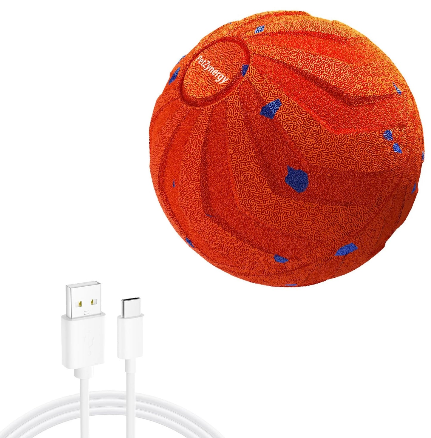 Interactive Dog Toy Ball E-TPU Material Random Bouncing And Spinning Smart Motion Ball For Dogs Self Play Chew Resistant Toy