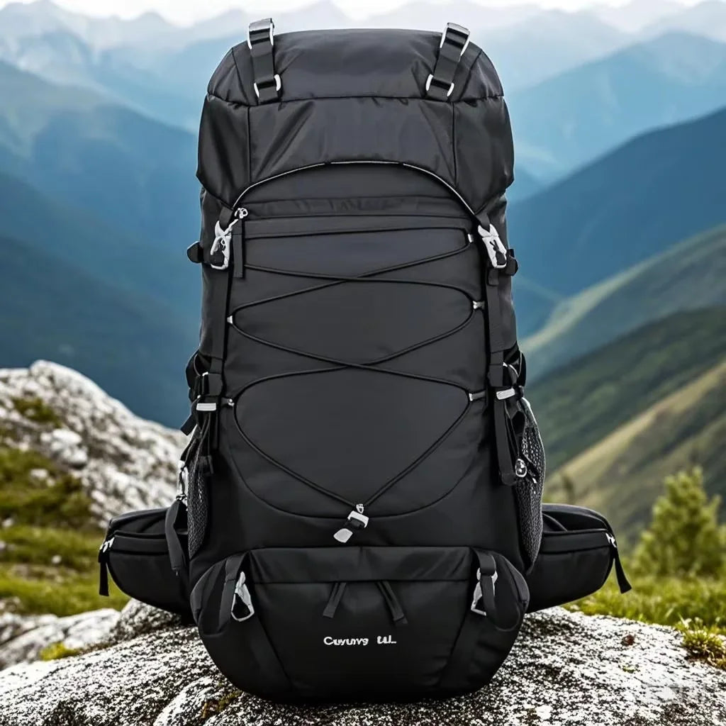NONEDropshipping Men's Waterproof Hiking Backpack for Camping Trekking