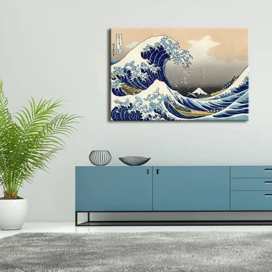Great Wave Kanagawa Giclee Canvas Print by Hokusai