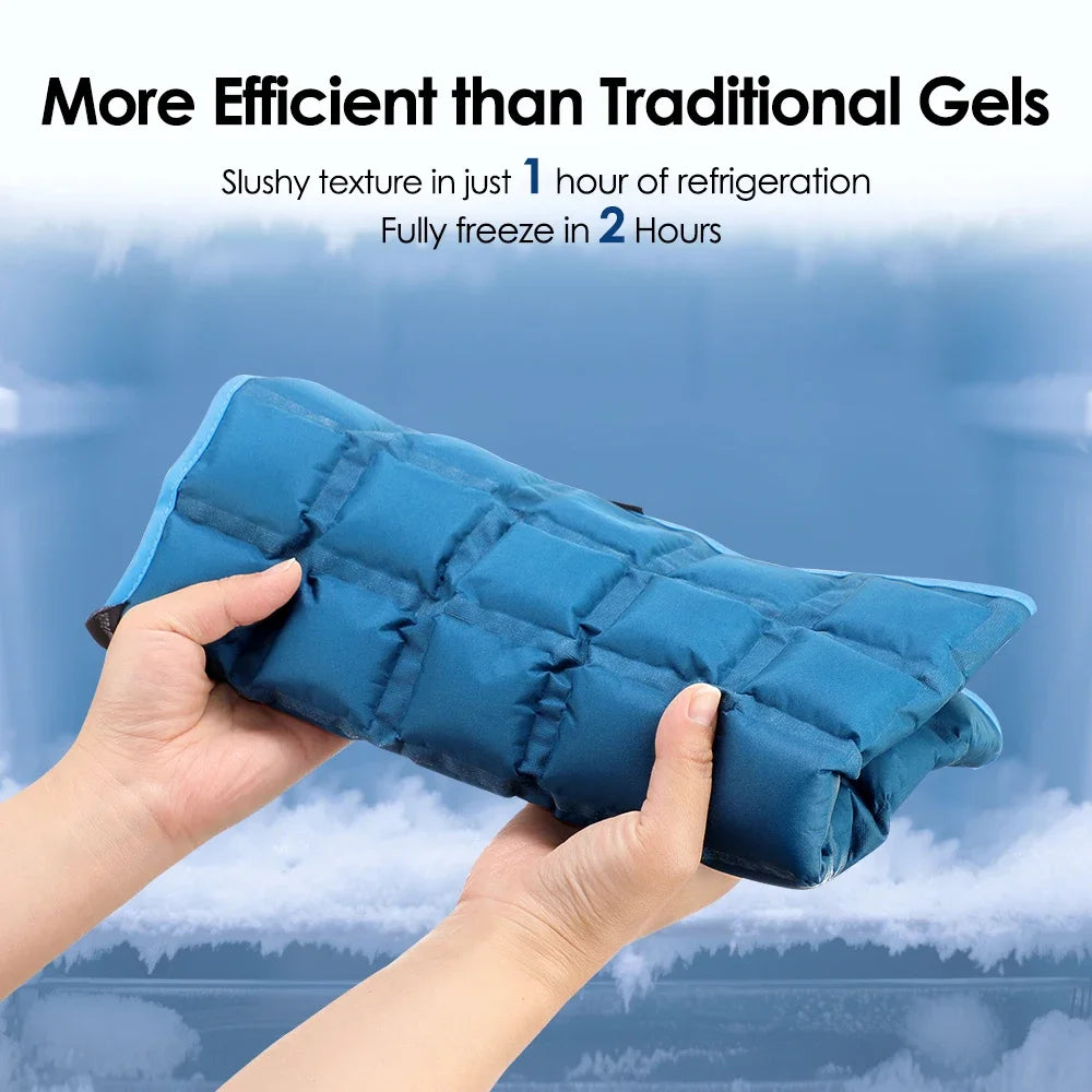 Reusable Ice Pack for Shoulder and Knee Self Absorbent Cover