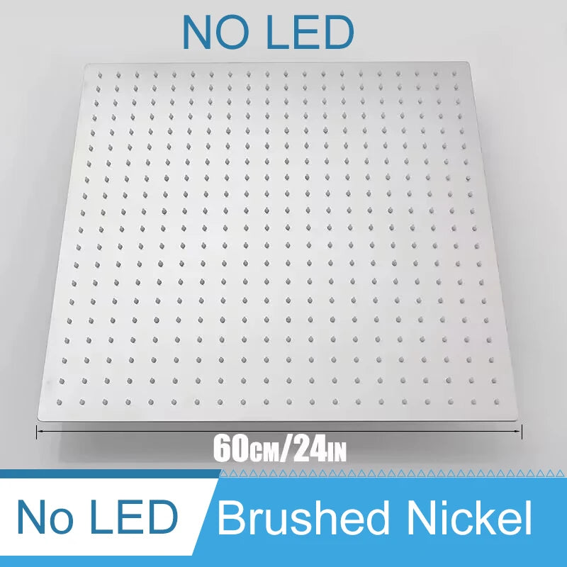 Shinesia LED Ceiling Mounted Shower System Rainfall