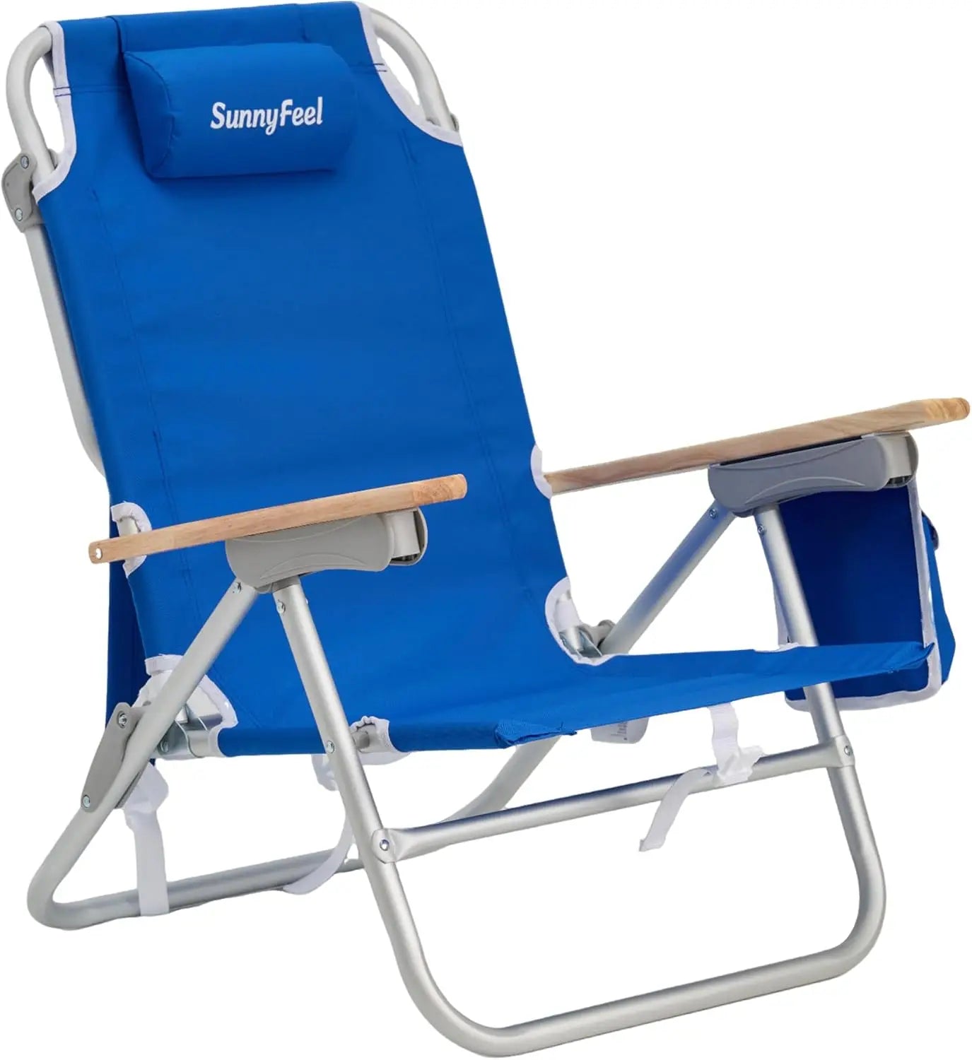 CQ Beach Chair Portable Folding Backpack With Cooler