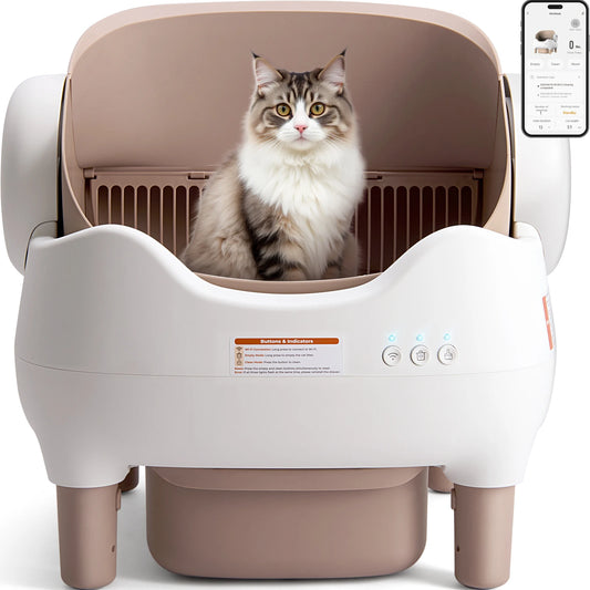 Lunapurr Automatic Self Cleaning Litter Box With App Control