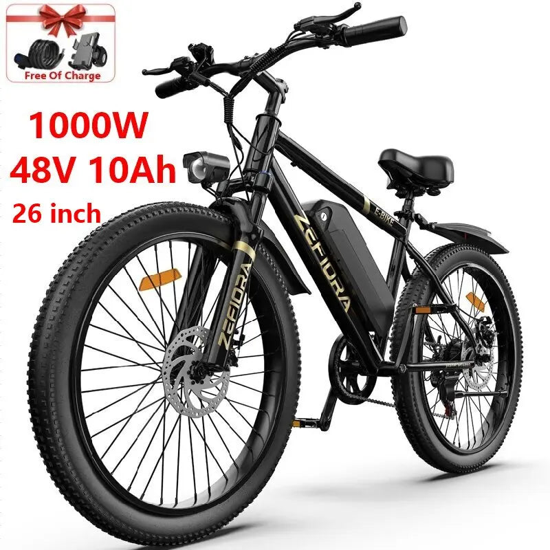 ZEFIORA V12 Electric Bike For Adults With Brushless Motor